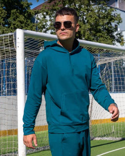 Распродажа Толстовка мужская ВТ020-Т Петрол от Спортсоло