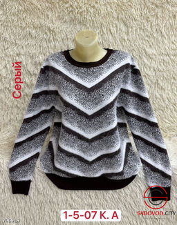 Теплый свитер из смеси кашемира, шерсти и эластана