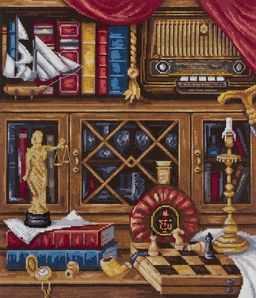 Набор для вышивания PANNA N-1932 Натюрморт с шахматами 28.5 х 32.5 см