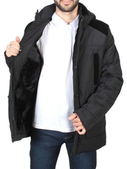 J97051 BLACK Куртка мужская зимняя NEW B BEK (150 гр. холлофайбер)