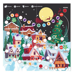 Новогодняя настольная игра Новый год: Адвент-квест, 7 в 1, 6+ - Лас играс фото 5