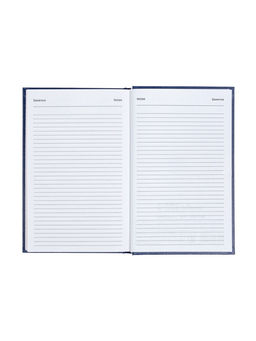 Ежедневник датированный Calligrata, А5, 2026, твёрдая обложка из бумвинила, 168 листов, синий фото 11