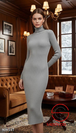 платье женское оверсайз (макси) - Bruno фото 4