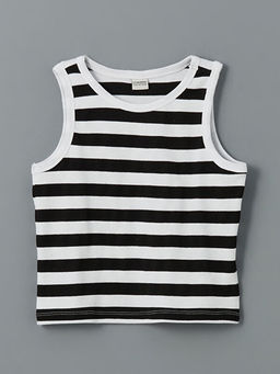 Bisiklet Yaka K?z ?ocuk Crop Atlet