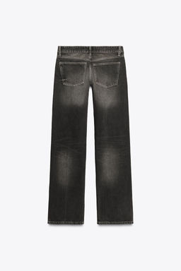 TRF LOW-RISE WIDE-LEG JEANS - Zara фото 6
