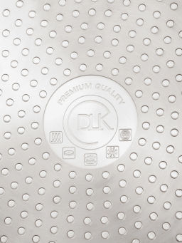 Кастрюля с крышкой стеклянной 22х10 см (3,5 л) с АПП, цв. айвори, арт. 3000-IVR-22