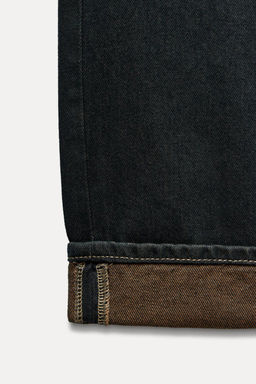 JEANS TRF RELAXED MINI FOLD UP LOW RISE - Zara фото 10