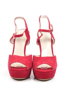 06-87VB RED Туфли женские (натуральная замша) - Фабричный китай фото 8