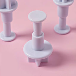 Цена за 2 шт. Плунжеры кондитерские Доляна Звёздочка, набор 3 шт.: d=2 см, d=2.2 см, d=2.5 см, пластик, белые