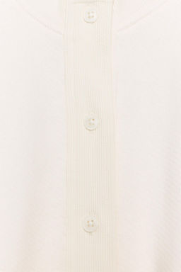 SUDADERA BOTONES ALGOD?N / Crudo - Zara фото 6