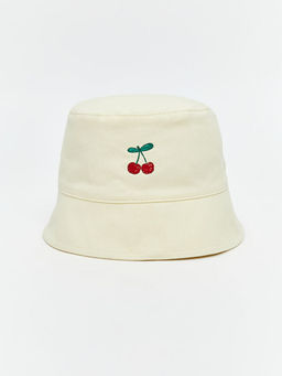 Kiraz Nak??l? K?z Bebek Bucket ?apka