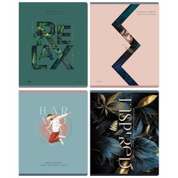 Тетрадь 48л. BG "Harmony" клетка (Т5ск48_лм_тф 11879) мат. ламинация, тиснение фольгой