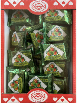 С ОРЕХОВЫМ вкусом конфеты вафельные глаз. вес 800 г (Нальчик-сладость) фото 3