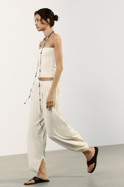 PUFFY KNIT TROUSERS - Zara фото 3