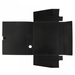 Папка-органайзер (короб) "Архивная" А4 23,4х31х5,5см, пластик, на липучке, цвет черный (Китай)