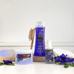 Маска д/поврежденных Волос Укрепляющая Клитория и Литсея THONGSUK, 250 мл - Тайская лавка фото 4