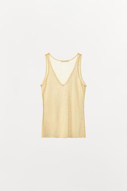 100% WOOL STRAPPY TOP - Zara фото 6