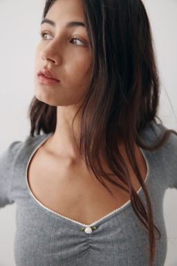 Pijama en pointelle de algod?n - H&m фото 6