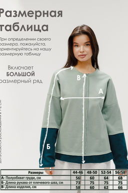 Толстовка женская с начесом