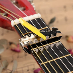 Цена за 5 шт. Каподастр Music Life, эластичный