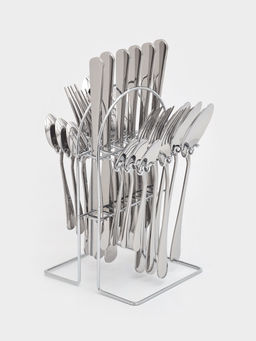 Набор столовых приборов на подставке 24 предмета "Водопад"