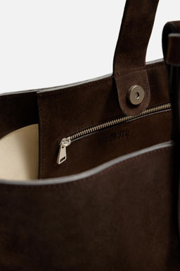 LEATHER HANDBAG - LIMITED EDITION - Zara фото 6