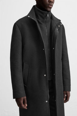 COAT WITH DETACHABLE COLLAR - Zara фото 6