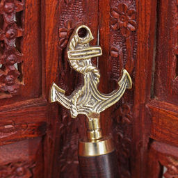 Ложка для обуви Якорь, 51?5.5?2.5 см, латунь