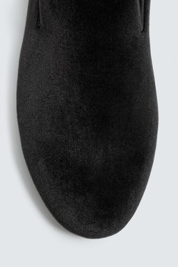 VELVET-EFFECT LOAFERS - Zara фото 5