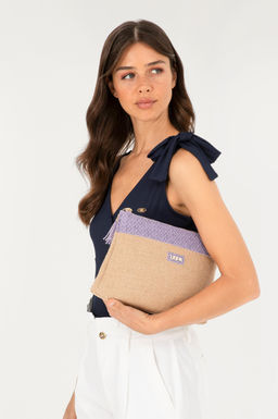 Женский сиреневый кошелек Неожиданная скидка в корзине