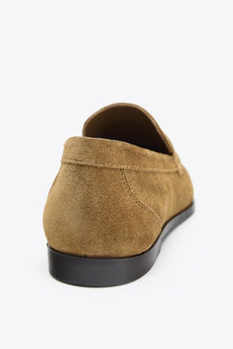 SPLIT SUEDE LOAFERS - Zara фото 5
