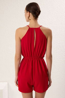 TRENDYOLMILLA Siyah Baglama Detayl? Ask?l? Mini Dokuma Tulum TWOSS22TU0300  фото 5