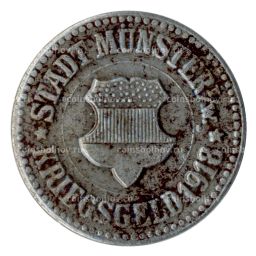 Монета 10 пфеннигов 1918 года Германия  Нотгельд (Мюнстер)