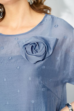 Платье Liliana 1524 серо-голубой  фото 5