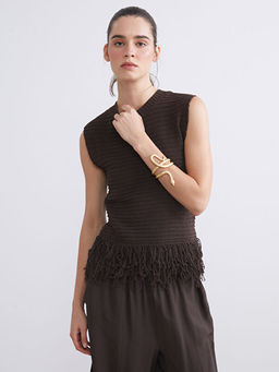 Bisiklet Yaka Kad?n Triko S?veter