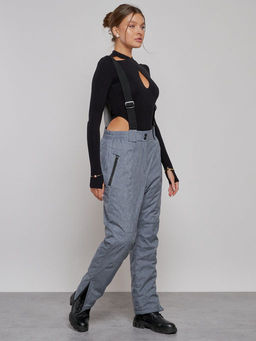 Полукомбинезон горнолыжный CHUNMAI 811Sr женский серый утеплитель 250 г/м² - Mtforce фото 7