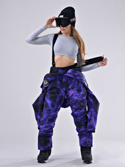 Женский зимний сноубордический комбинезон Alpha Endless 222/220518-2_013 Фиолетовый  фото 28