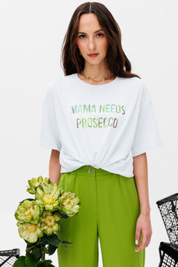 Футболка KOKOdea М21.24 белый+зеленый  фото 5