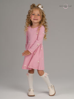 Платье Элла астра на пудре