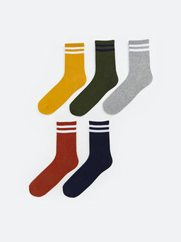 ?izgili Erkek Soket ?orap 5li