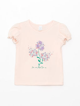 Bisiklet Yaka K?sa Kollu K?z Bebek Ti??rt 2li - Waikiki фото 3