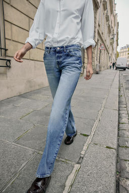 Z1975 STRAIGHT LOW-RISE JEANS - Zara фото 3