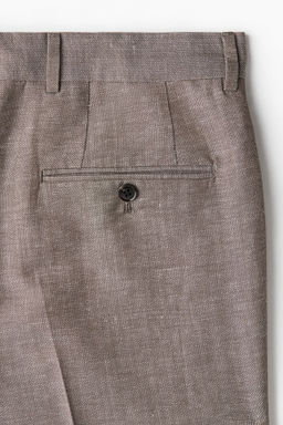 Pantal?n de traje en mezcla de lana Slim Fit - H&m фото 3