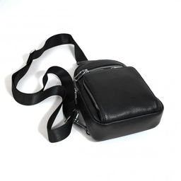 Мужская сумка, кожа, MIRONPAN 86040 Черный