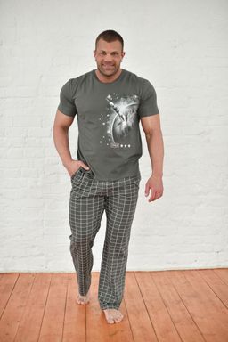 Пижама мужская Космос (брюки) - Оптима фото 3