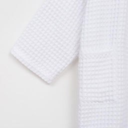 Халат вафельный мужской удлиненный Этель «Boho» размер 58-60, цвет белый, 100% хлопок, 290 г/м²