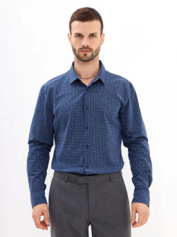 Рубашка трикотажная мужская GREG SK234/131/6954/ZN/1 фото 5