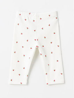 Beli Lastikli ?i?ekli K?z Bebek Tayt