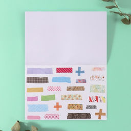 Наклейки в книжке «Классика и акварель», 3 фона, 20.7×14.2 см