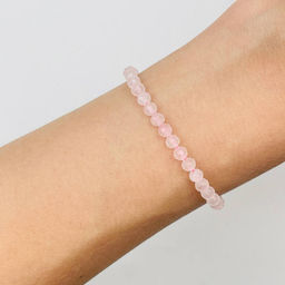 Браслет из Розового кварца
